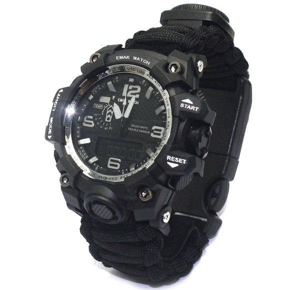 (SALE🔥) 7 in 1 Paracord Military Survival Watch - Picture 3 of 7